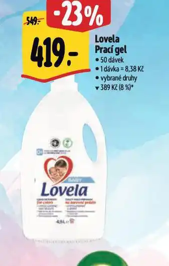 Albert Lovela prací gel nabídka