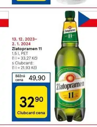 Tesco Pivo zlatopramen 11 nabídka