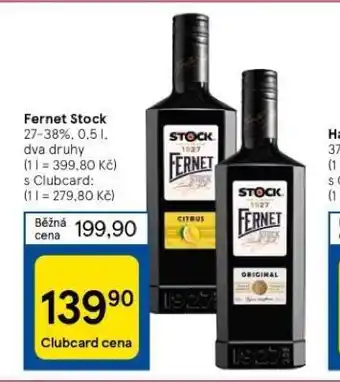 Tesco Fernet stock nabídka
