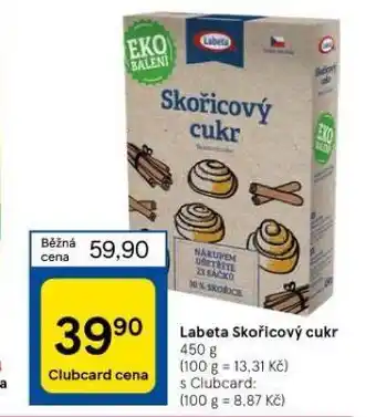 Tesco Labeta skořicový cukr nabídka