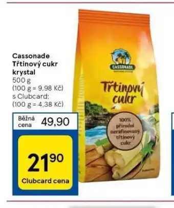 Tesco Třtinový cukr krystal nabídka