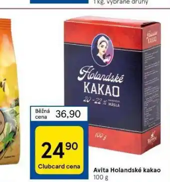 Tesco Avita holandské kakao nabídka