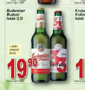 Hruška Pivo budweiser budvar ležák nabídka
