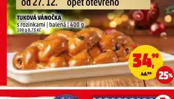Penny Market Tuková vánočka nabídka