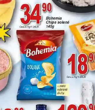 Hruška Bohemia chips solené nabídka