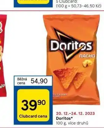 Tesco Doritos nabídka