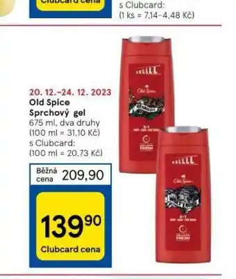 Tesco Old spice sprchový gel nabídka