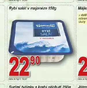 Hruška Rybí salát v majonéze nabídka