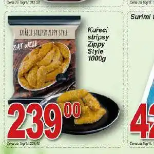 Hruška Kuřecí stripsy zippy style nabídka
