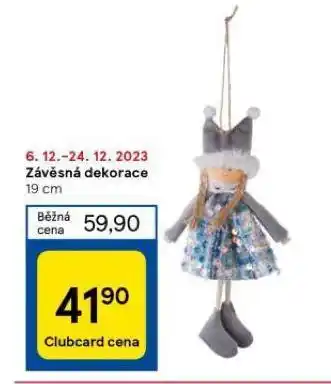 Tesco Závěsná dekorace nabídka