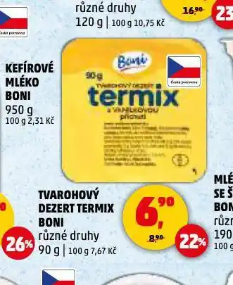 Penny Market Tvarohový dezert termix nabídka