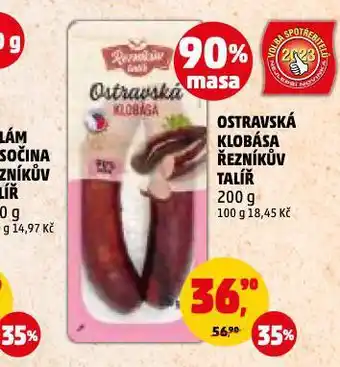 Penny Market Ostravská klobása nabídka