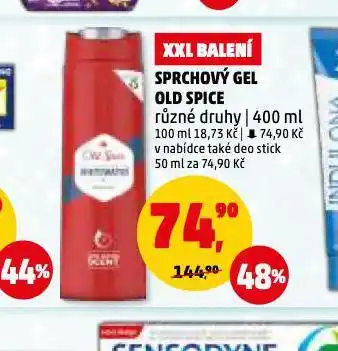 Penny Market Old spice sprchový gel nabídka