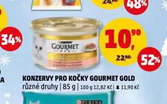Penny Market Konzervy pro kočky gourmet gold nabídka