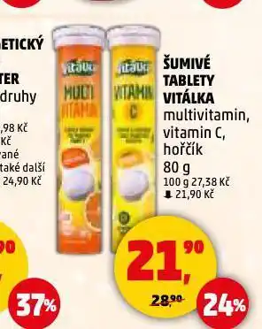 Penny Market Šumivé tablety vitálka nabídka