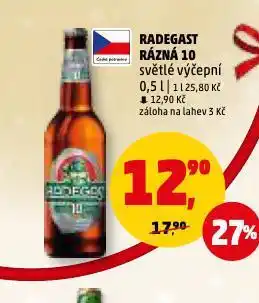 Penny Market Pivo radegast nabídka