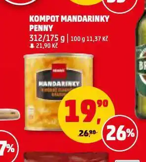 Penny Market Kompot mandarinky nabídka