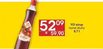 Jip YO sirup různé druhy 0,7L nabídka
