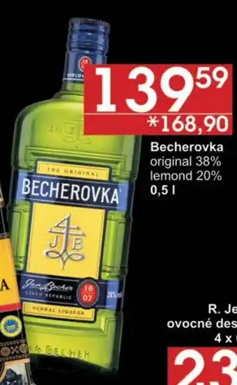 Jip Becherovka nabídka