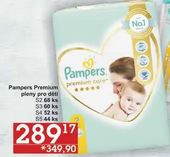 Jip Pampers Premium pleny pro děti nabídka