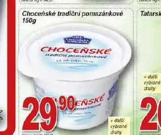 Hruška Choceňské tradiční pomazánkové nabídka