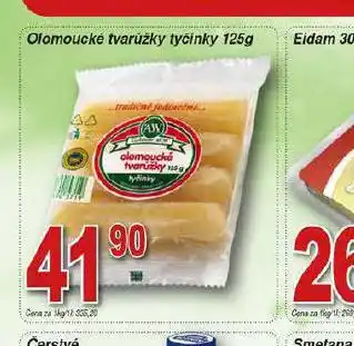 Hruška Olomoucké tvarůžky tyčinky nabídka