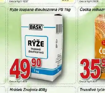Hruška Rýže loupaná dlouhozrnná nabídka