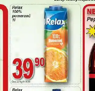 Hruška Relax 100% pomeranč nabídka