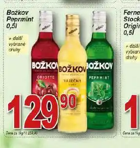 Hruška Božkov peprmint nabídka