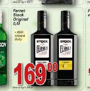 Hruška Fernet stock original nabídka