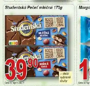 Hruška Orion studentská pečeť mléčná nabídka