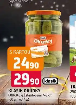 Terno Klasik okurky nabídka