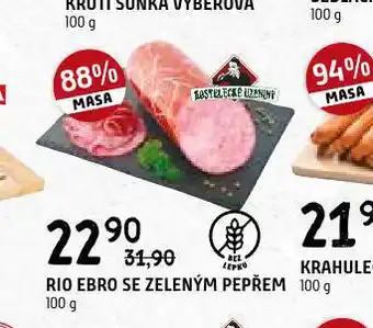 Terno Rio ebro se zeleným pepřem nabídka