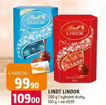 Terno Lindt lindor nabídka