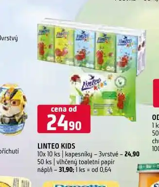 Terno Linteo papírové kapesníky nabídka