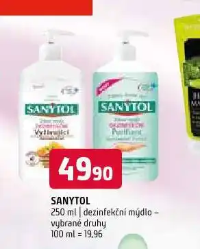 Terno Sanytol dezinfekční mýdlo nabídka