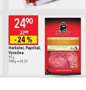 Globus Paprikáš nabídka