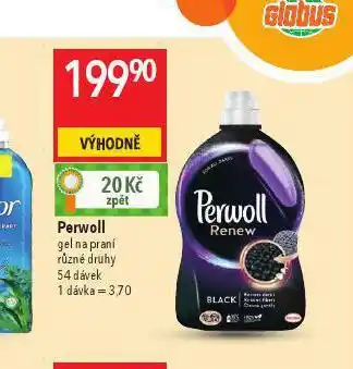 Globus Perwoll prací gel nabídka