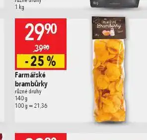 Globus Farmářské brambůrky nabídka