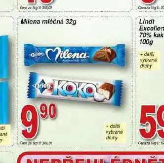 Hruška Milena mléčná nabídka