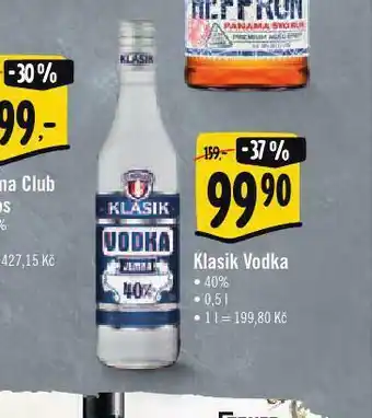 Albert Klasik vodka nabídka