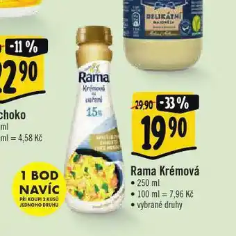 Albert Rama krémová nabídka