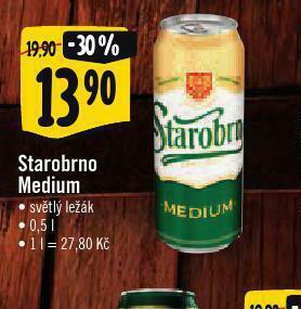 Albert Pivo starobrno medium nabídka