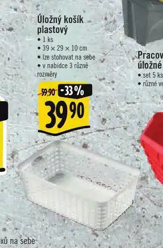 Albert Úložný košík plastový nabídka