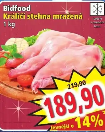 Norma Bidfood Králičí stehna mražená 1 kg nabídka