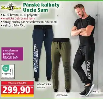 Norma Pánské kalhoty Uncle Sam nabídka