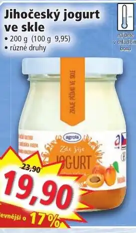 Norma Jihočeský jogurt ve skle nabídka
