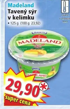 Norma Madeland Tavený sýr v kelímku nabídka