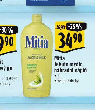 Albert Mitia tekuté mýdlo náhradní náplň nabídka