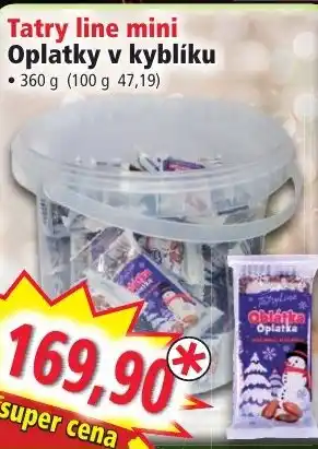 Norma Tatry line mini Oplatky v kyblíku nabídka